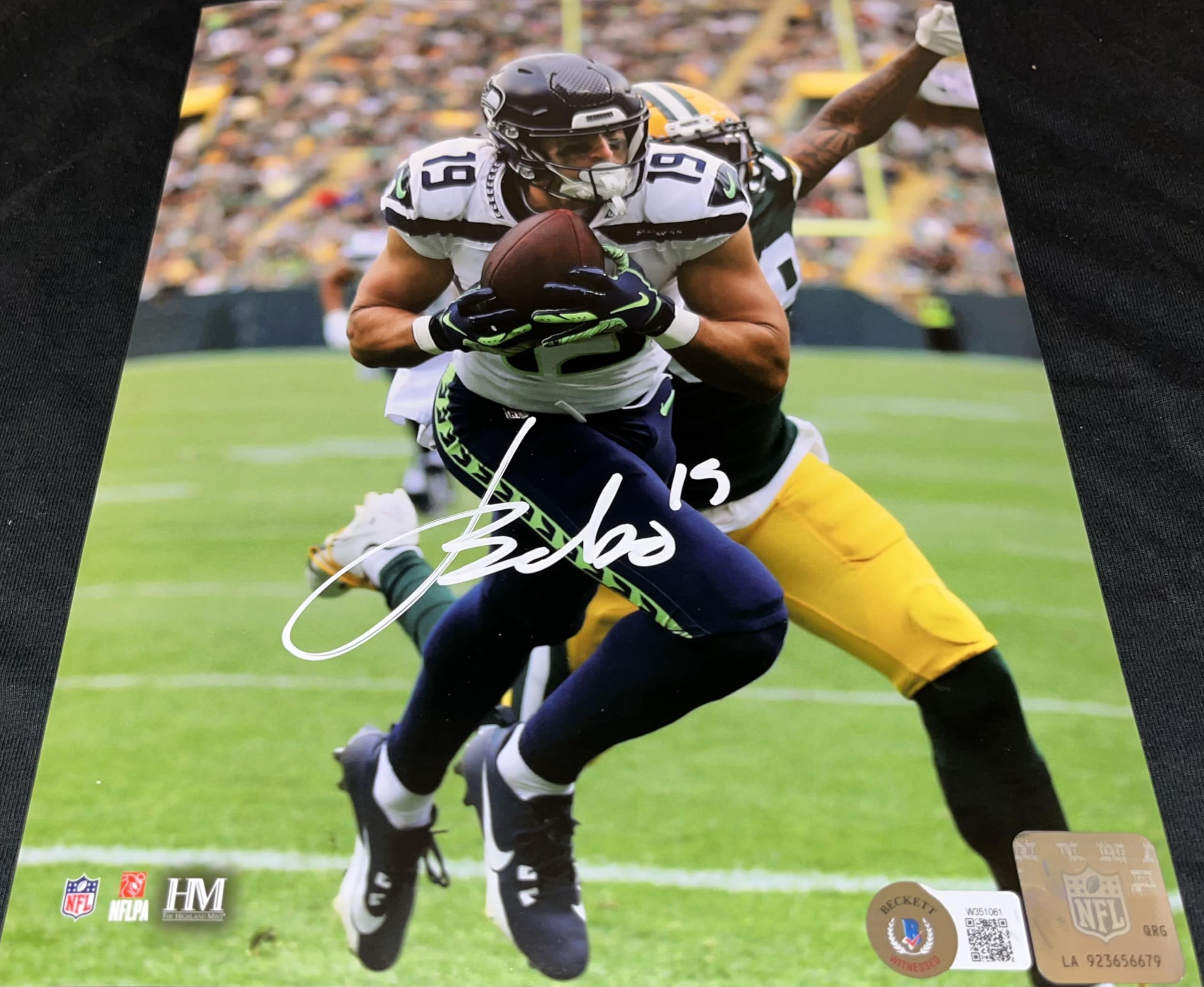 Jake Bobo Seattle Seahawks Autographed Signed 8x10 BECKETT WITNESS Hologram