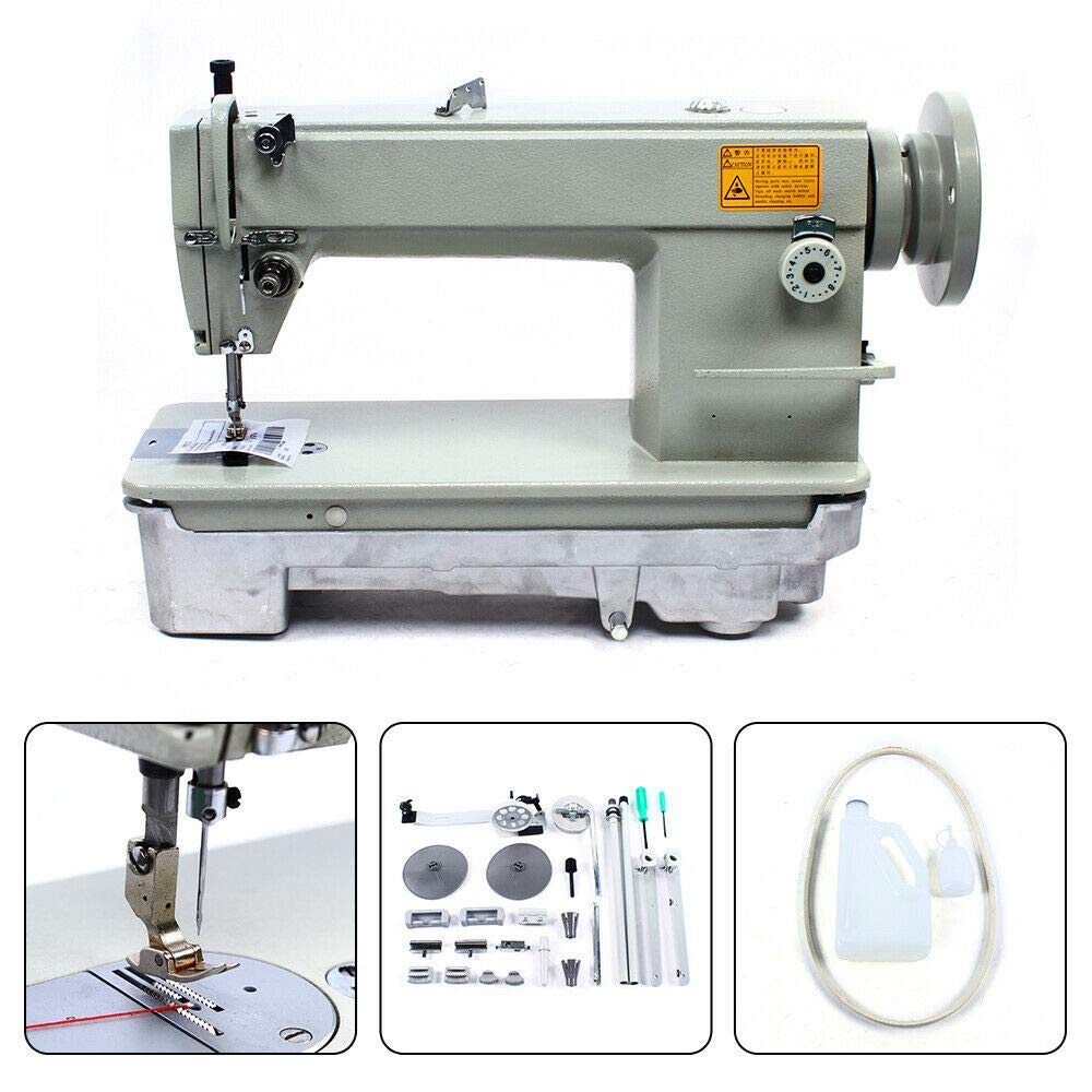 Heavy Duty Sewing Machines, Leather Auto Sewing Machine, Thick Material Industrial Sewing Tool for Jeans Tents Leather Products 3000s.p.m