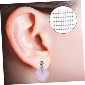 100pcs Ball Ear Ear Rings Studs Stud Earrings Pin Earrings Accessories Stainless Steel Studs Ear Jewelry Ear Studs Ear Stud Components Earring Making