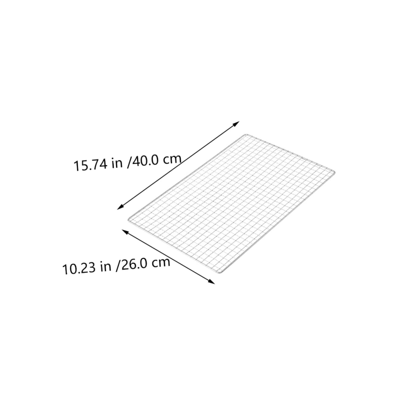 4 Pcs Stainless Steel Bbq Mesh Barbecue Grill Nets Outdoor Bbq Supplies Cooling Rack Bbq Baking Nets Bbq Grill Net Outdoor Grill Mat Multifunction Grill Cooking Grids Bbq Mat