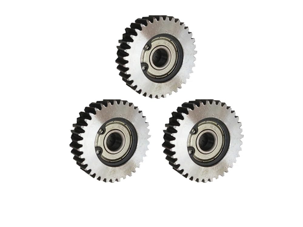 TPTBON 3Pcs 36Teeth 36T E-Bike Wheel Hub Motor Planetary Gears with Bearing for Bafang Motors 38x8x12mm