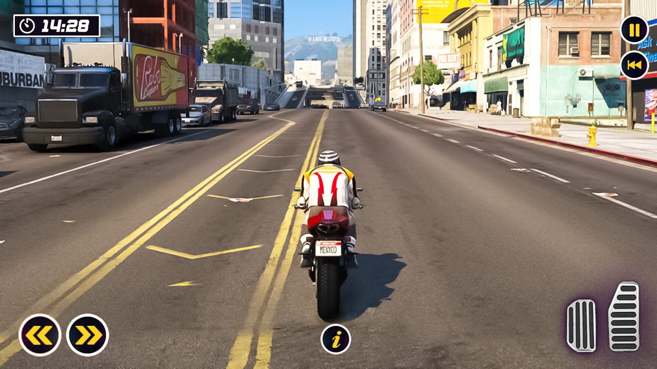 Real Open World Bike Racing Games: Grand Track Auto Bike Driving City Simulator