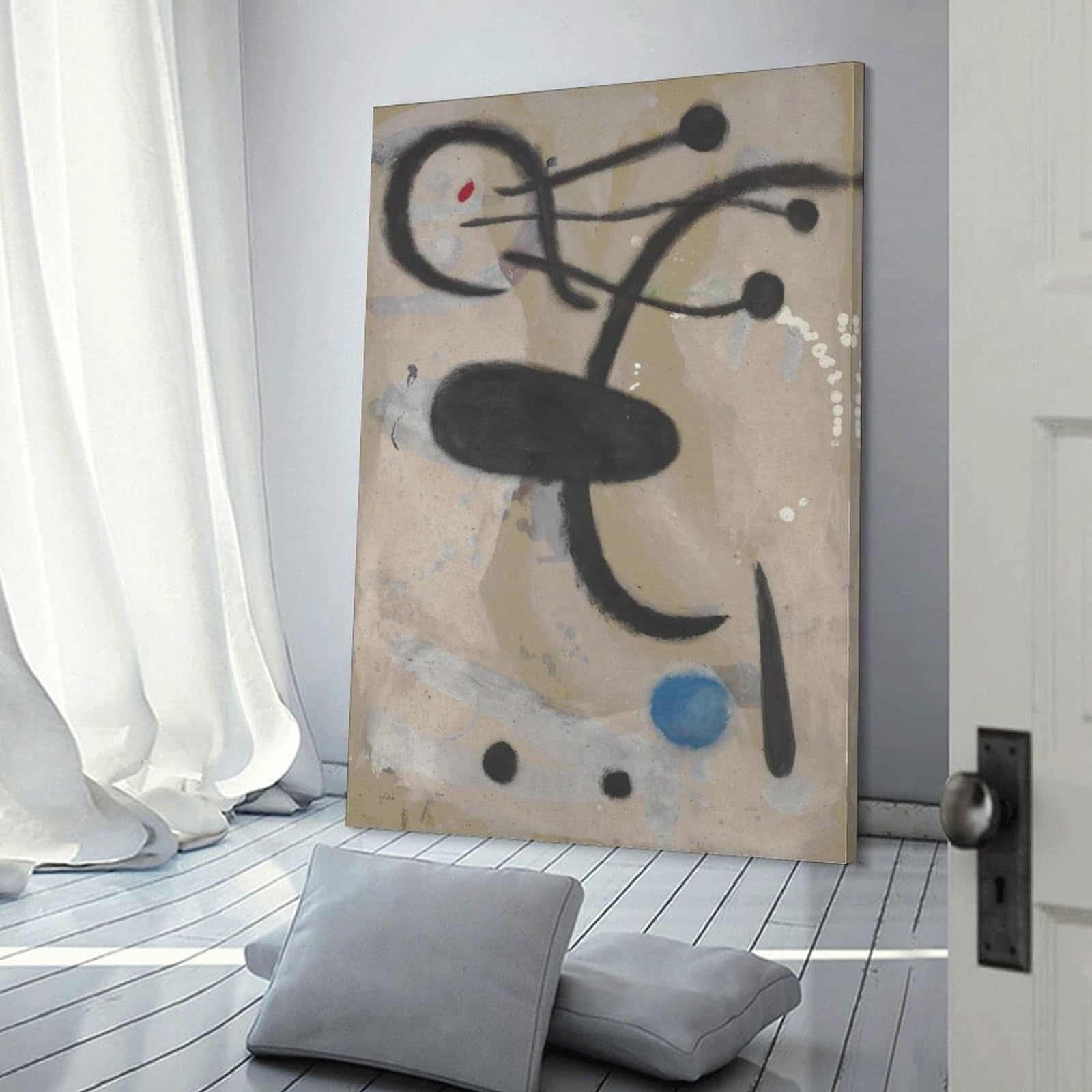 Joan Miro's Abstract Painting Prints Poster (42) Gifts Canvas Painting Poster Wall Art Decorative Picture Prints Modern Decor Framed-unframed 12x18inch(30x45cm)