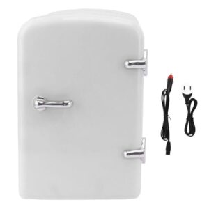 Miokycl Mini Fridge 4L Portable Cooler Warmer Refrigerator Includes DC12V Car Plug for Skin Care Beverage AC100?240V (US Plug)