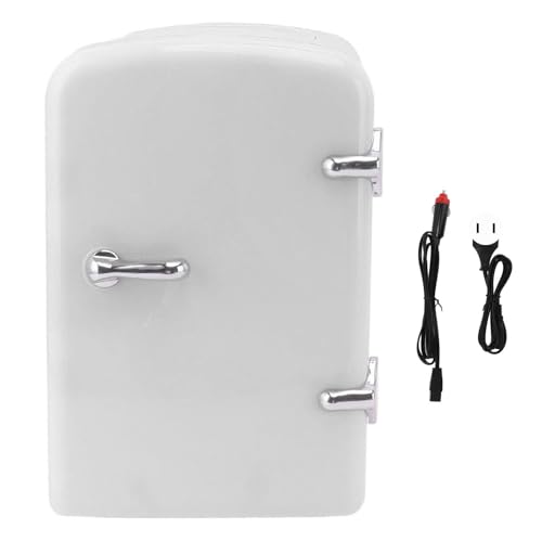 Miokycl Mini Fridge 4L Portable Cooler Warmer Refrigerator Includes DC12V Car Plug for Skin Care Beverage AC100?240V (US Plug)