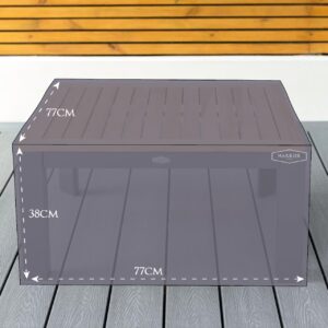 harrier waterproof garden furniture covers │ multiple sizes │ pu coated (77cm x 77cm x 38cm)