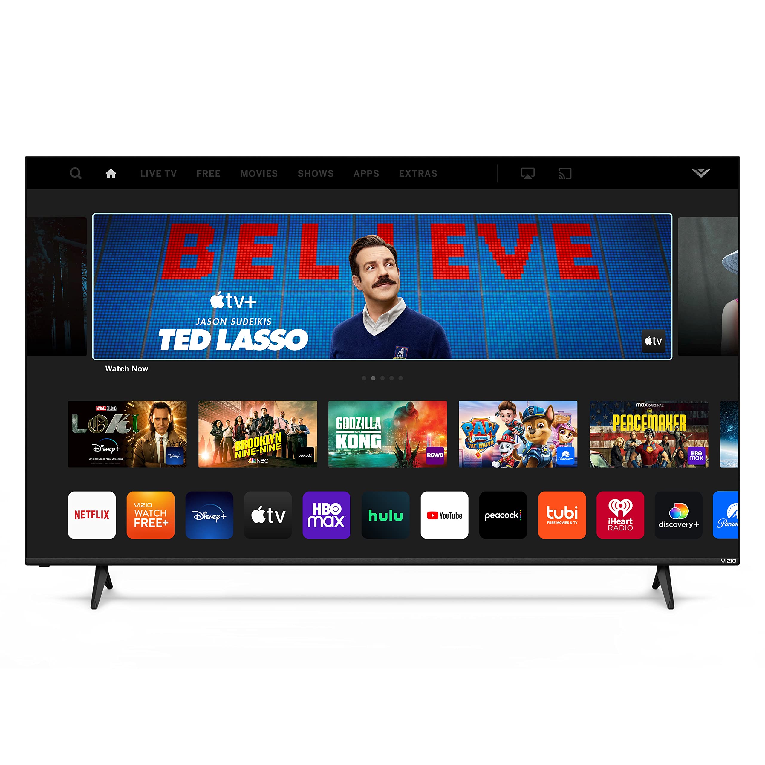 VIZIO 65-INCH Class V-Series - V655M-K04 - 4K Ultra HD - Smart TV WiFi 6E Tri-Band - Gaming - Dolby Vision HDR/HDR10+ - HDR/HDR10+ Bluetooth Capable - IQ Active Processor - Voice Remote (Renewed)