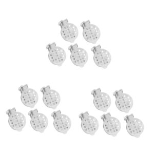 SEWACC 150 pcs Frog Ornament Earring Findings Pad Base Earrings Backs for Studs DIY Earring Accessories Clip-on Earring Converter Ear Cuff Earrings Flat Tray Earring Clip Back pad Blank