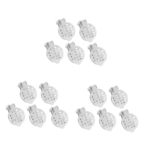 SEWACC 150 pcs Frog Ornament Earring Findings Pad Base Earrings Backs for Studs DIY Earring Accessories Clip-on Earring Converter Ear Cuff Earrings Flat Tray Earring Clip Back pad Blank