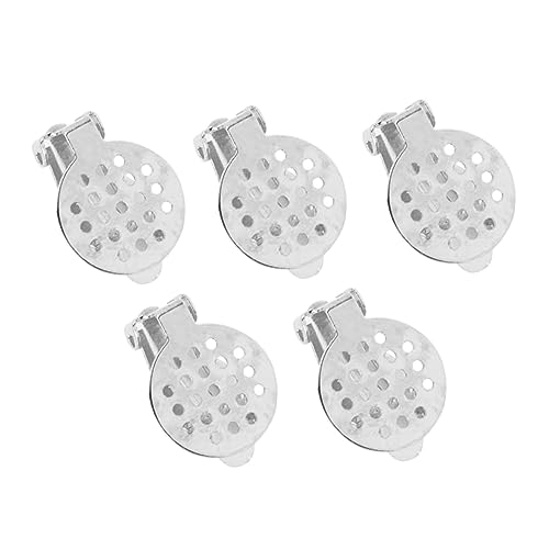 SEWACC 150 pcs Frog Ornament Earring Findings Pad Base Earrings Backs for Studs DIY Earring Accessories Clip-on Earring Converter Ear Cuff Earrings Flat Tray Earring Clip Back pad Blank