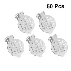 SEWACC 150 pcs Frog Ornament Earring Findings Pad Base Earrings Backs for Studs DIY Earring Accessories Clip-on Earring Converter Ear Cuff Earrings Flat Tray Earring Clip Back pad Blank