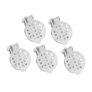 SEWACC 150 pcs Frog Ornament Earring Findings Pad Base Earrings Backs for Studs DIY Earring Accessories Clip-on Earring Converter Ear Cuff Earrings Flat Tray Earring Clip Back pad Blank