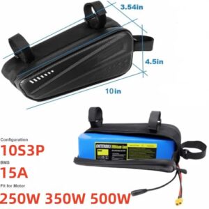 36V 8Ah ebike Battery, 36 Volt Electric Bike Scooter Lithium Battery with Waterproof Case,2A Charger and BMS for 250W 500W Motor