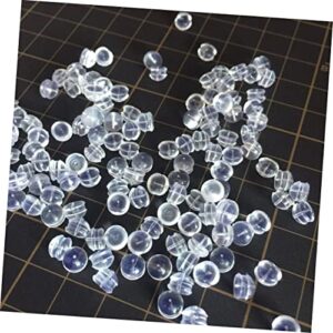 400 Pcs DIY Jewelry Findings DIY Earrings Plug Earring Backs Safety Earrings Stoppers Ear Jewelry Back Locking Earring Stopper Earrings Backs for Women Locking Earring Plug