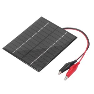 2W 12V Solar Panel Charging Board Board Polysilicon Charger Clip Battery Charger Battery Charging 12V without Power Storage Charger Power for Photovoltaic Panel Solar Panels