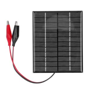 2W 12V Solar Panel Charging Board Board Polysilicon Charger Clip Battery Charger Battery Charging 12V without Power Storage Charger Power for Photovoltaic Panel Solar Panels