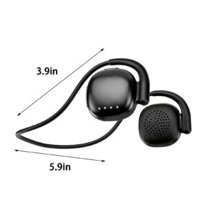 OAVQHLG3B Wireless Bluetooth Headset Sport Headphones with Microphone Bag Comfortable Neckband Bluetooth Earphones 23H Music Time Bluetooth Ear Buds Bluetooth Earphones