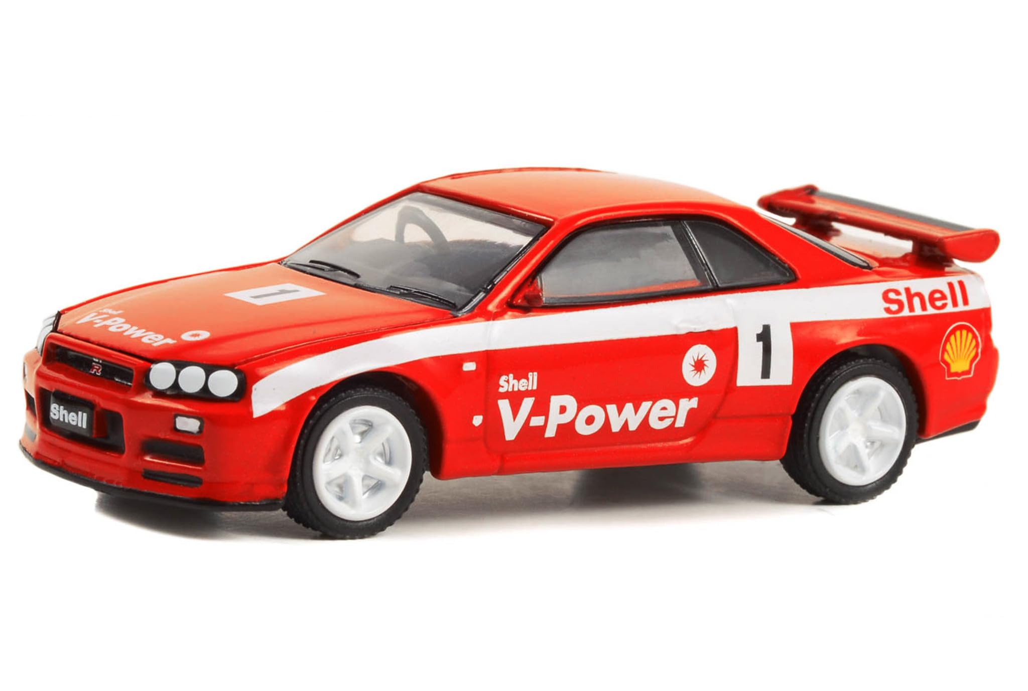 YOMA Greenlight 1:64 Shell Special Edition Series 1-2001 Skyline GT-R (R34) #1 Shell Racing 41125-D [Shipping from Canada]