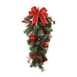 Christmas Decorations Merry Christmas Wreath Decor Hanging Garland Winter Holiday Xmas Home Deco