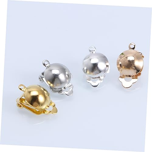 COHEALI 80pcs DIY Earrings Earring Accessories Clip-on Earrings Piercing Earrings Jewelry Findings Earrings Post Earring Converter Beautiful Ear Clip Ear Clips Accessories Circled Supplies