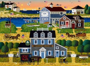 buffalo games - charles wysocki - witch's bay - 1000 piece jigsaw puzzle for adults challenging puzzle perfect for game nights - finished puzzle size is 26.75 x 19.75