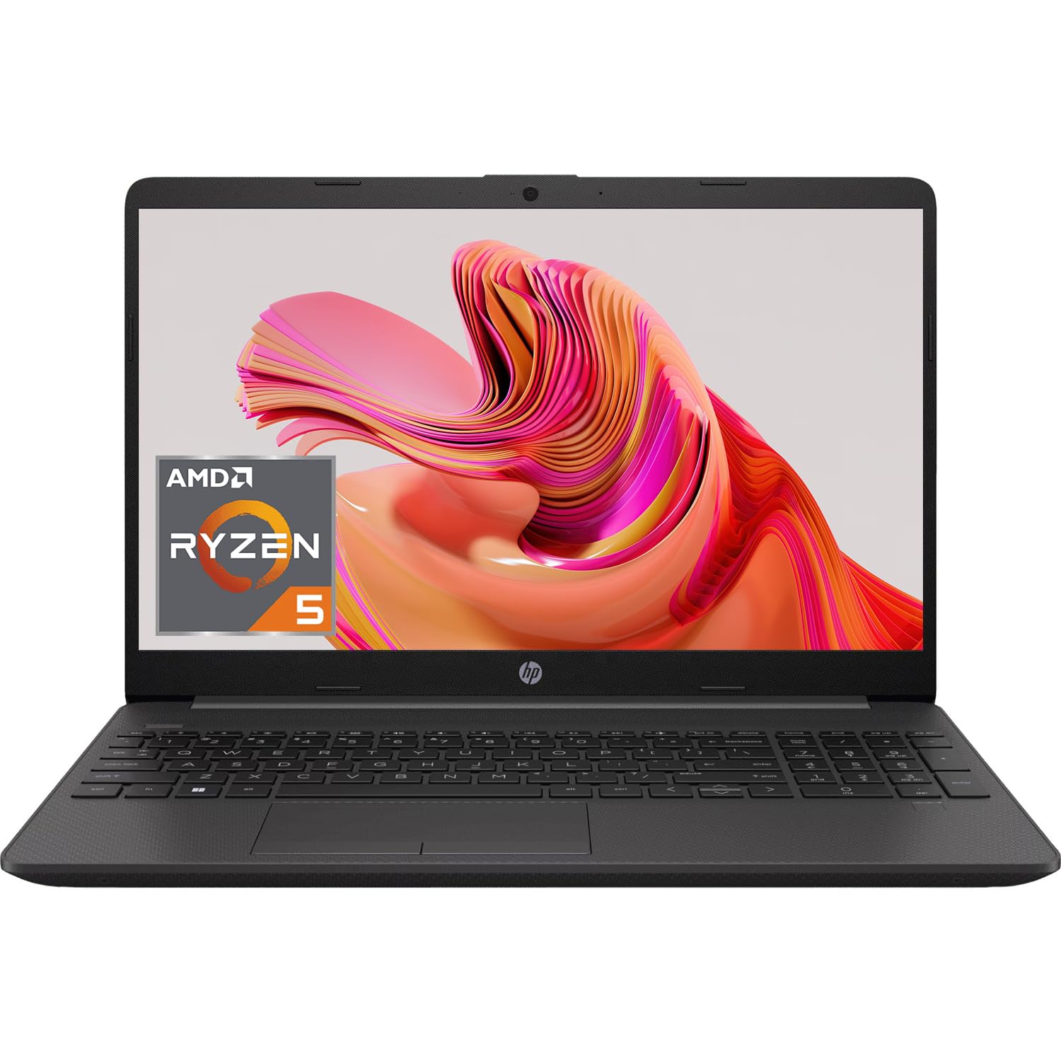 HP 255 G8 Business Laptop, 15.6" FHD Display, Ryzen 5 5500 6-core Processor (Up to 4.0GHz), RJ-45 Ethernet Port, SD Card Reader, USB-C, w P500 SSD, Windows 11 Pro (16GB RAM | 1TB PCIe SSD)