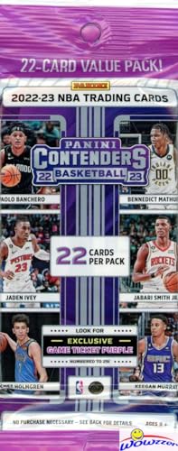 2022/23 Panini Contenders Basketball JUMBO FAT CELLO MASSIVE Box with 264 Cards! Look for Rookies & Autos of Jabari Smith, Paolo Banchero, Chet Holmgren, Jaden Ivey & Many More! WOWZZER!