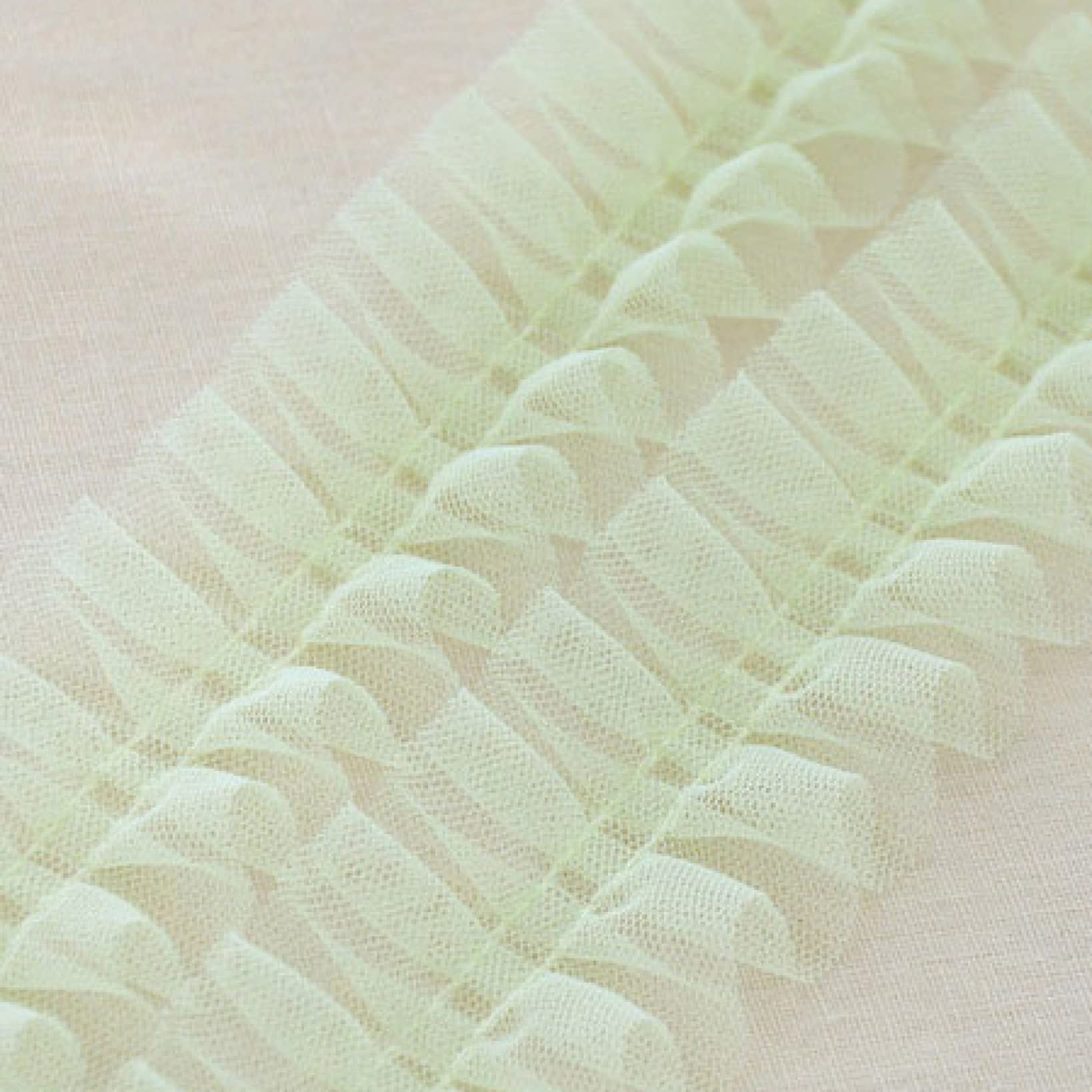 Lace Trim Ribbon, Vintage Lace Ribbon, 5 Meters Pleated Mesh Lace Ribbon Trim DIY Sewing Curtain Tablecloth Cushion Edging Crafts Wedding Home Decoration (Color : Wit) (Color : Champagne)