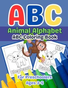 animal alphabet - abc coloring book (coloring books)