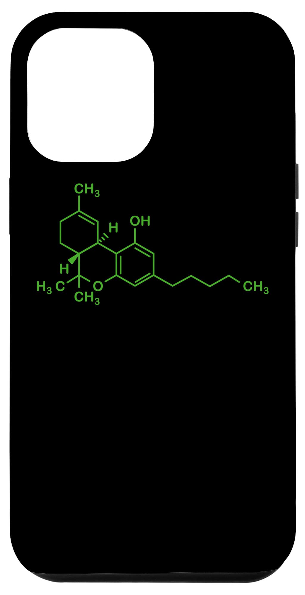 iPhone 14 Pro Max THC Molecule Marijuana Funny Cannabis Weed Stoner Case