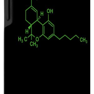 iPhone 14 Pro Max THC Molecule Marijuana Funny Cannabis Weed Stoner Case