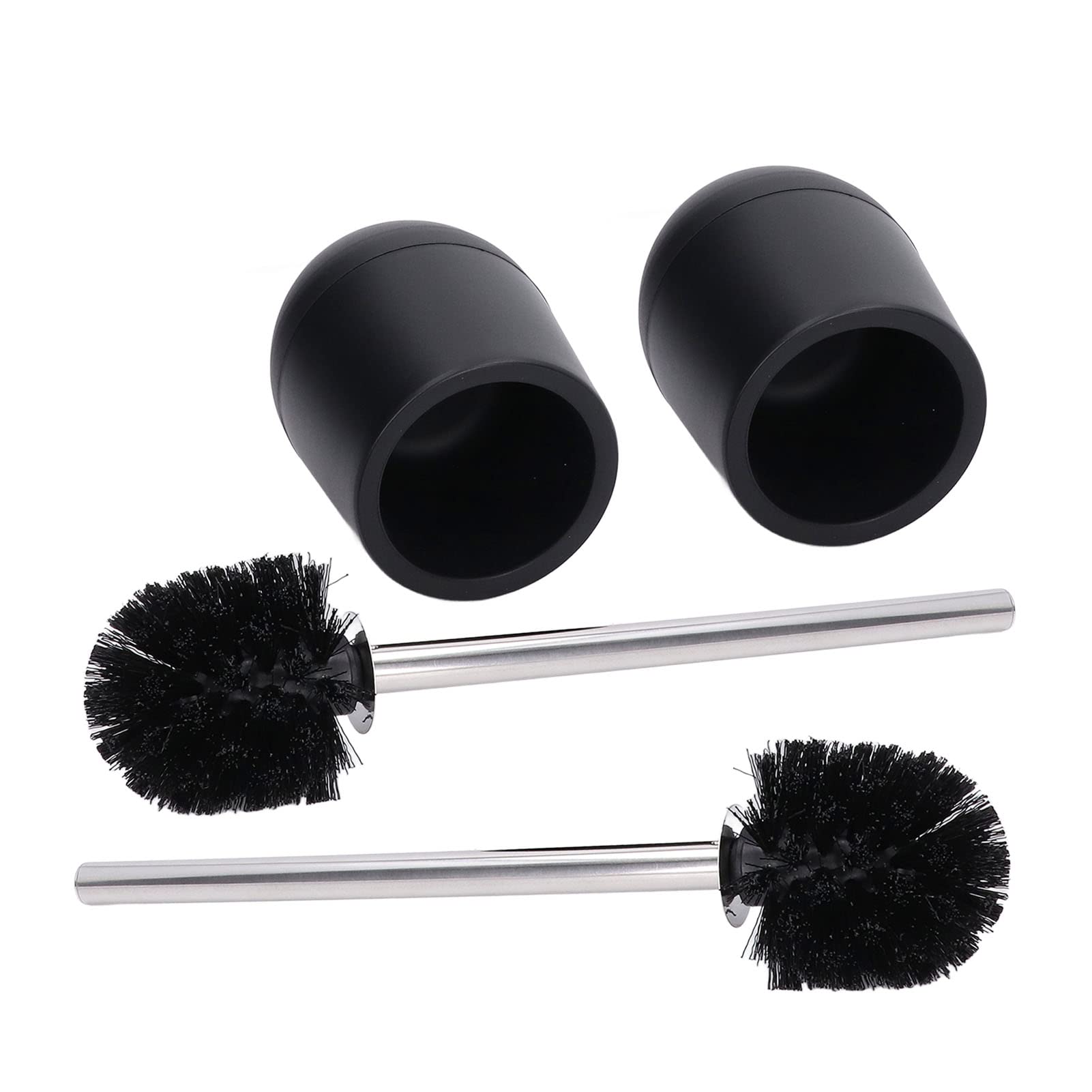 Toilet Brush, 2 PCS Toilet Bowl Brush and Holder, Bathroom Accessories Toilet Bowl Cleaners Toilet Cleaner Brush Cleaning Supplies