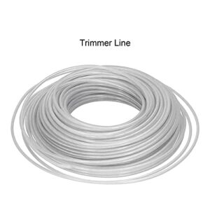 G Trimmer Line Rope Cord Flexible Steel Wire Garden Lawn Mower Accessory 3.0mmx30m G Trimmer Line for Family