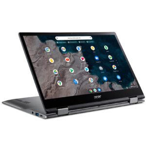 Acer Chromebook Touchscreen Laptop 2in1 - Google Chromebook Tablet - 13inch FHD IPS Display - Backlit Keyboard - 8Core Qualcomm CPU - USB C - Wi-Fi 5 - Webcam - Cloth (4GB RAM |64GB eMMC)