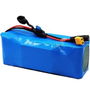 BaYte E-Bike Battery 36V 10Ah 10S3P Replacement Lithium Battery Built-in BMS for 150W 350W 500W Motor Electric Motorcycle Scooter with Charger