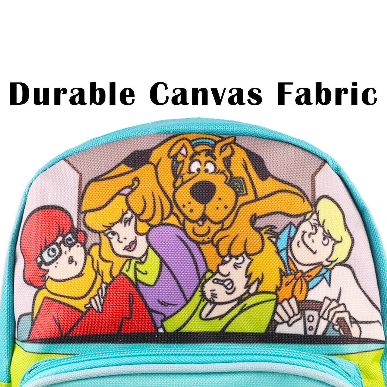 Warner Bros Scooby Doo Mini Backpack Set for Kids - 10” Canvas Scooby Doo Backpack with Front Pocket Plus Bottle | Scooby Doo Backpack Bundle