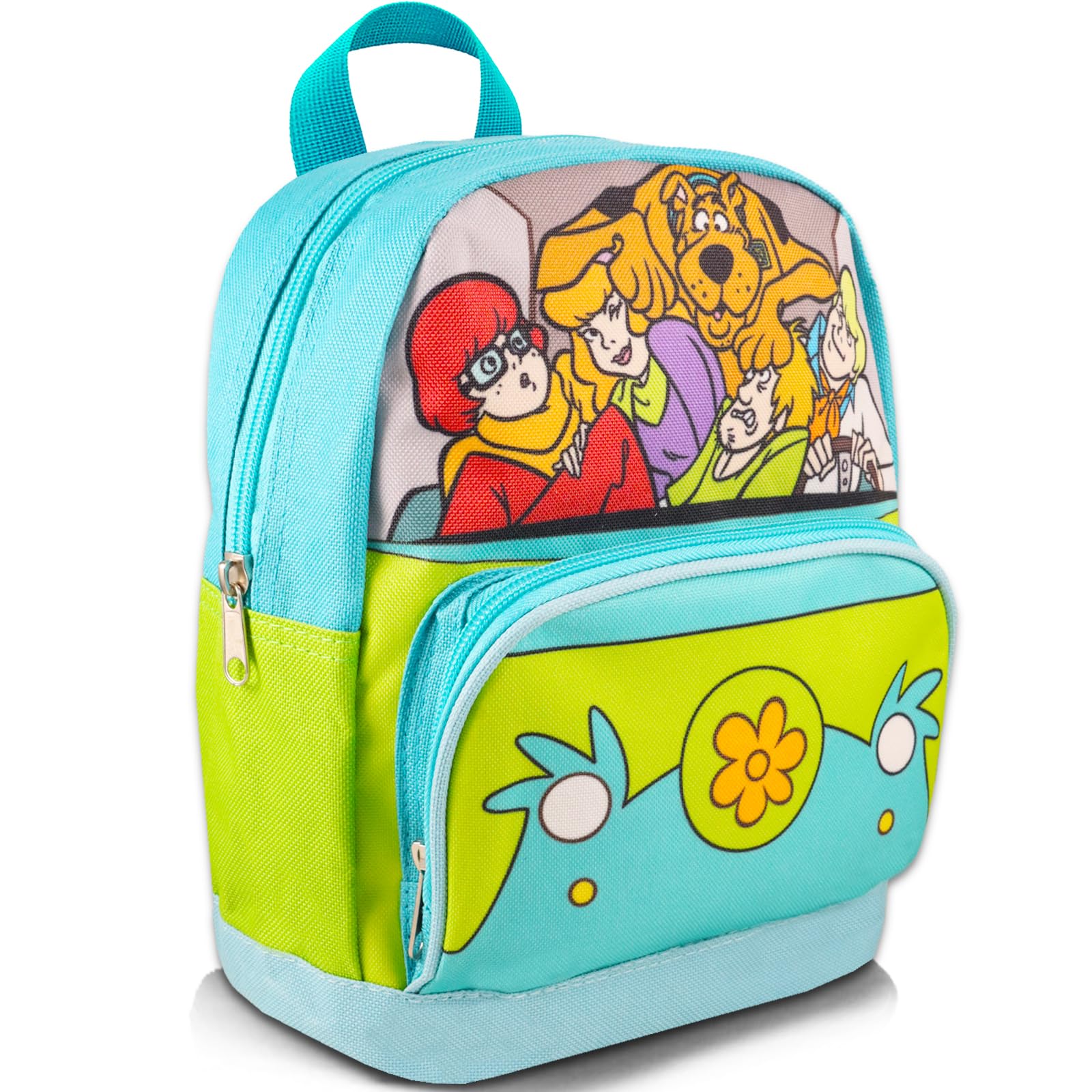 Warner Bros Scooby Doo Mini Backpack Set for Kids - 10” Canvas Scooby Doo Backpack with Front Pocket Plus Bottle | Scooby Doo Backpack Bundle