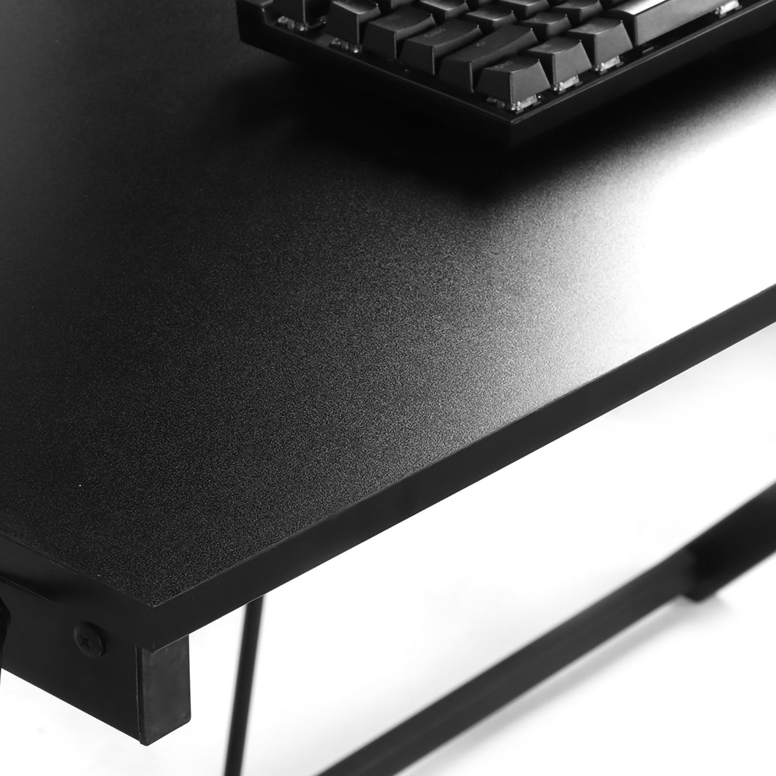 Gamer Workstation Large Tabletop Computer Desk MDF PVC Laminated Tabletop + Thickened Steel Game Table