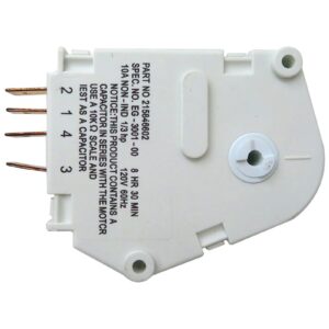 215846602 Refrigerator Defrost Timer Repl.#628510, 628518 for Frigidaire Kenmore Gibson Kelvinator Tappan Uni Westinghouse Crosley Electrolux