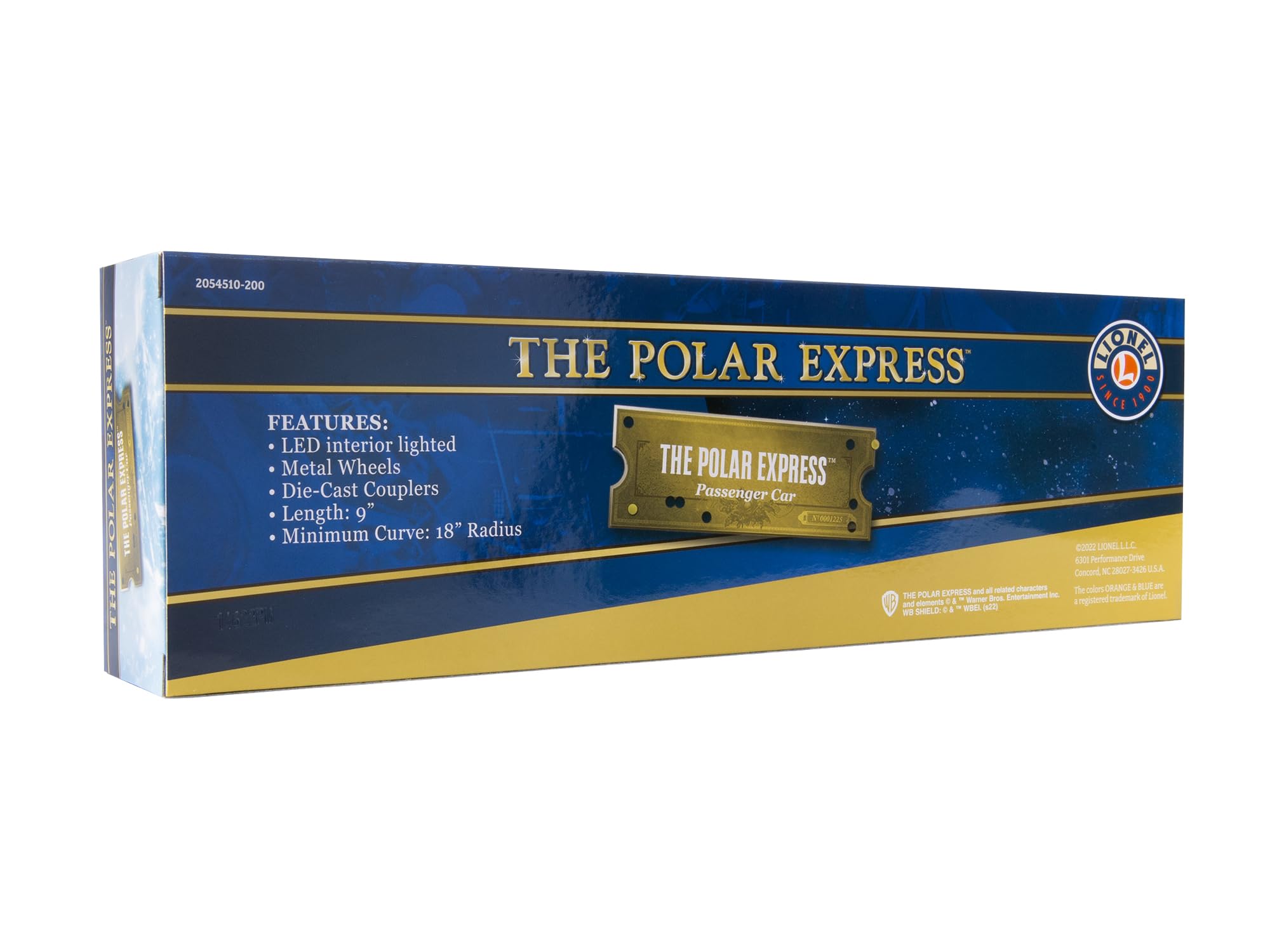 Lionel The Polar Express HO Gauge Model Train Coach Car