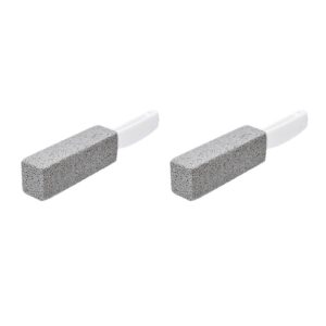 Cechoayuu Pumice Stone for Toilet cleanipumice Stone for Cleaning with Handle Bathroom Grout lo