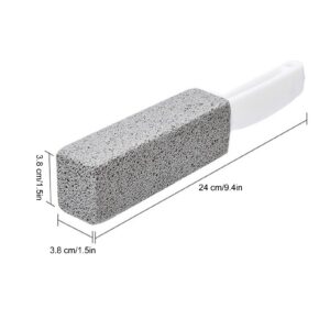 Cechoayuu Pumice Stone for Toilet cleanipumice Stone for Cleaning with Handle Bathroom Grout lo