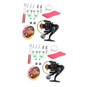 besportble 2pcs cord reel foldable to rotate