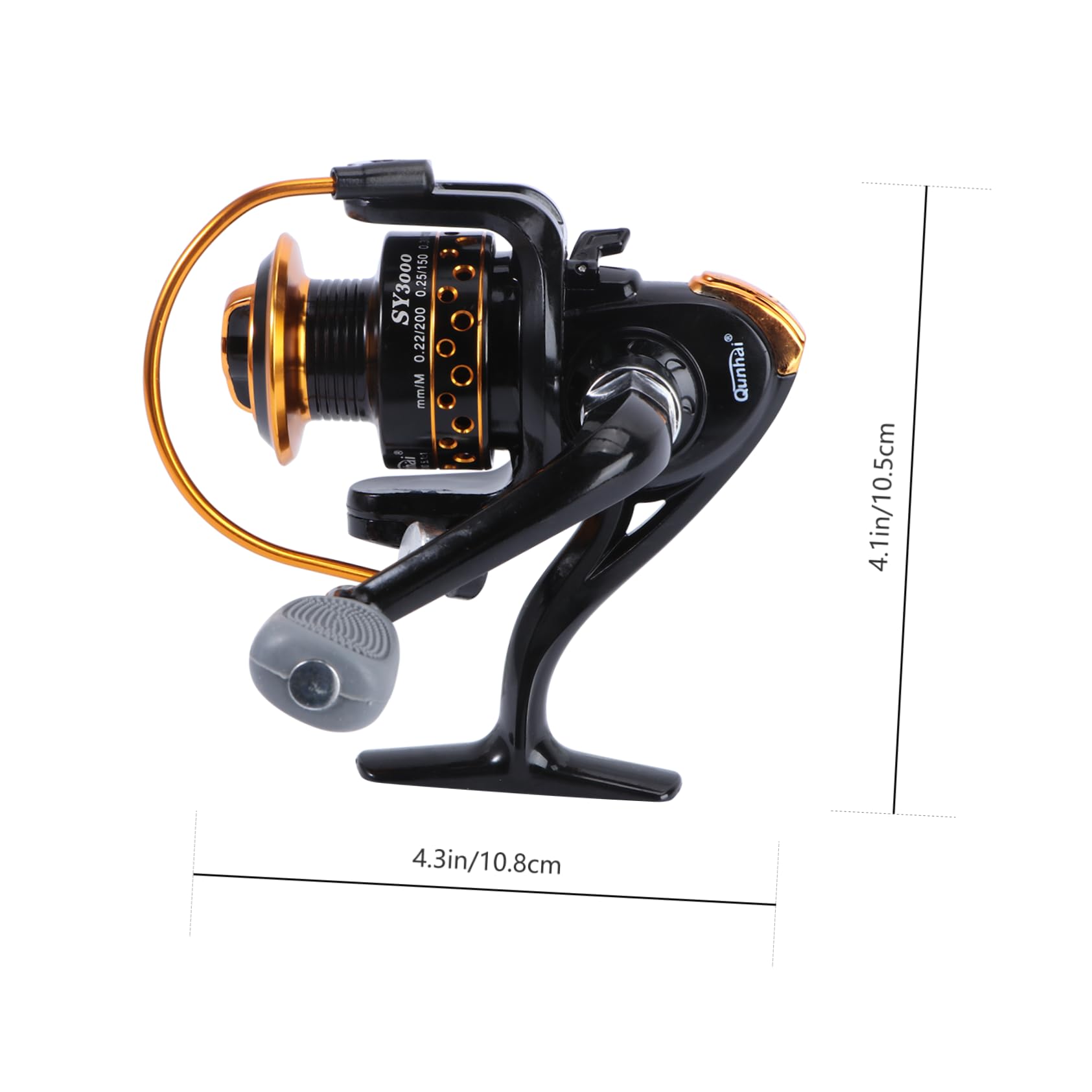 BESPORTBLE 2pcs Cord Reel Foldable to Rotate