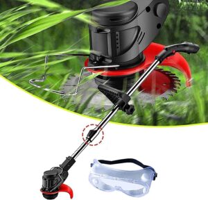 handheld 118vf 7500mah portable electric grass trimmer handheld lawn mower agricultural household cordless weeder garden pruning tool