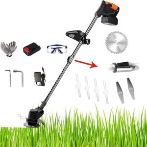 Handheld String Trimmer Cordless Sweeper Handheld Portable Lawn Mower Agricultural Household Cordless Weeder