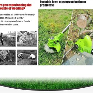 Handheld String Trimmer Cordless Sweeper Handheld Portable Lawn Mower Agricultural Household Cordless Weeder