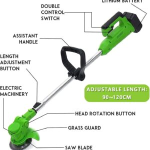 Handheld String Trimmer Cordless Sweeper Handheld Portable Lawn Mower Agricultural Household Cordless Weeder