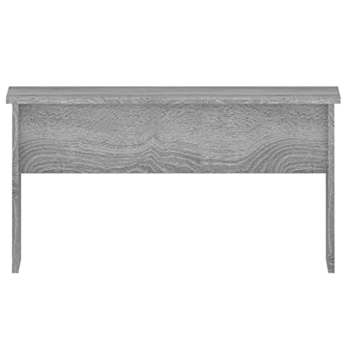 QJBSAVVA Coffee Table Gray Sonoma 31.5"x19.9"x16.3" Engineered Wood,Nightstand Industrial Tables Side Tables Sofa Table Suitable for Meeting Rooms, Reception Rooms, Offices