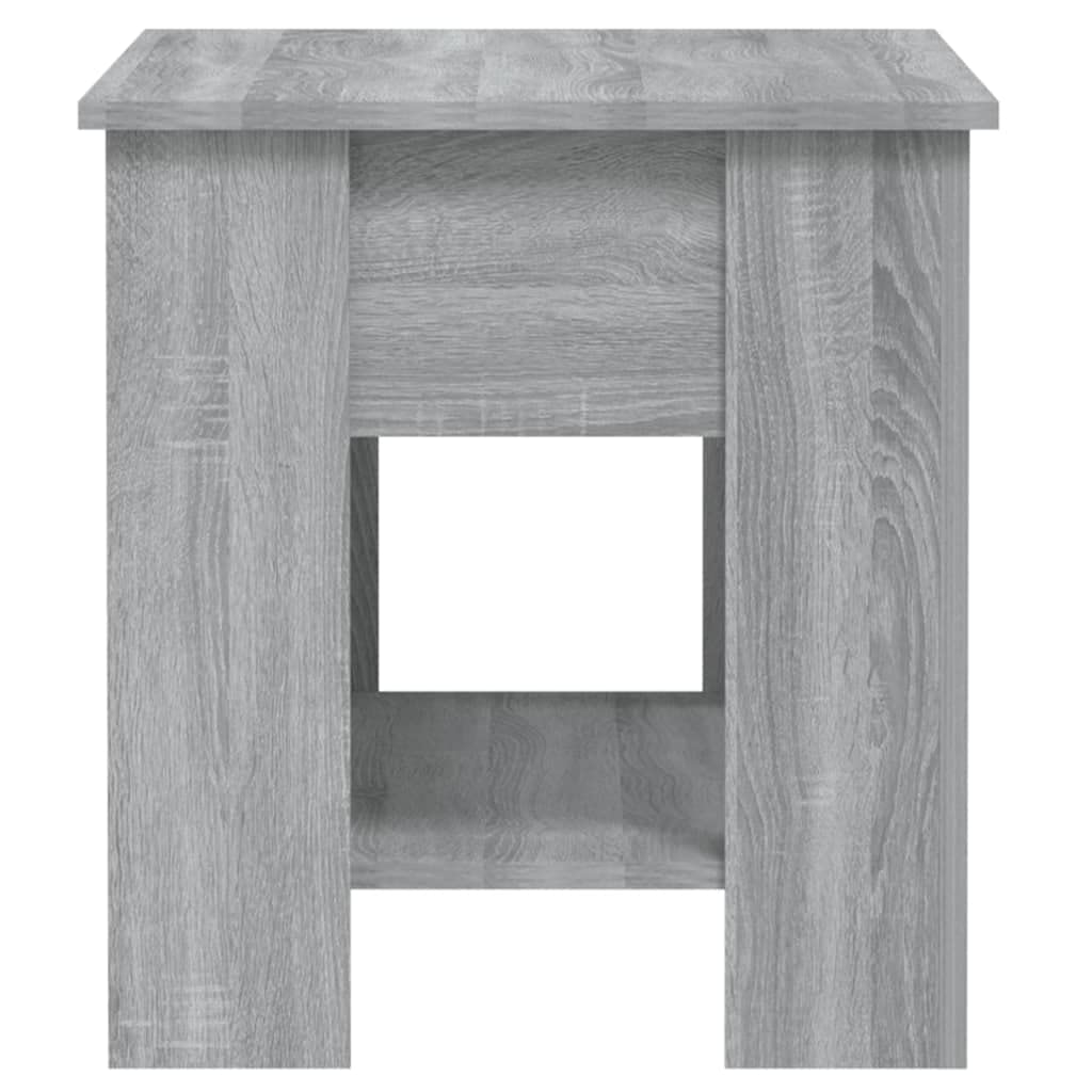 QJBSAVVA Coffee Table Gray Sonoma 39.8"x19.3"x20.5" Engineered Wood,Nightstand Industrial Tables Side Tables Sofa Table Suitable for Meeting Rooms, Reception Rooms, Offices